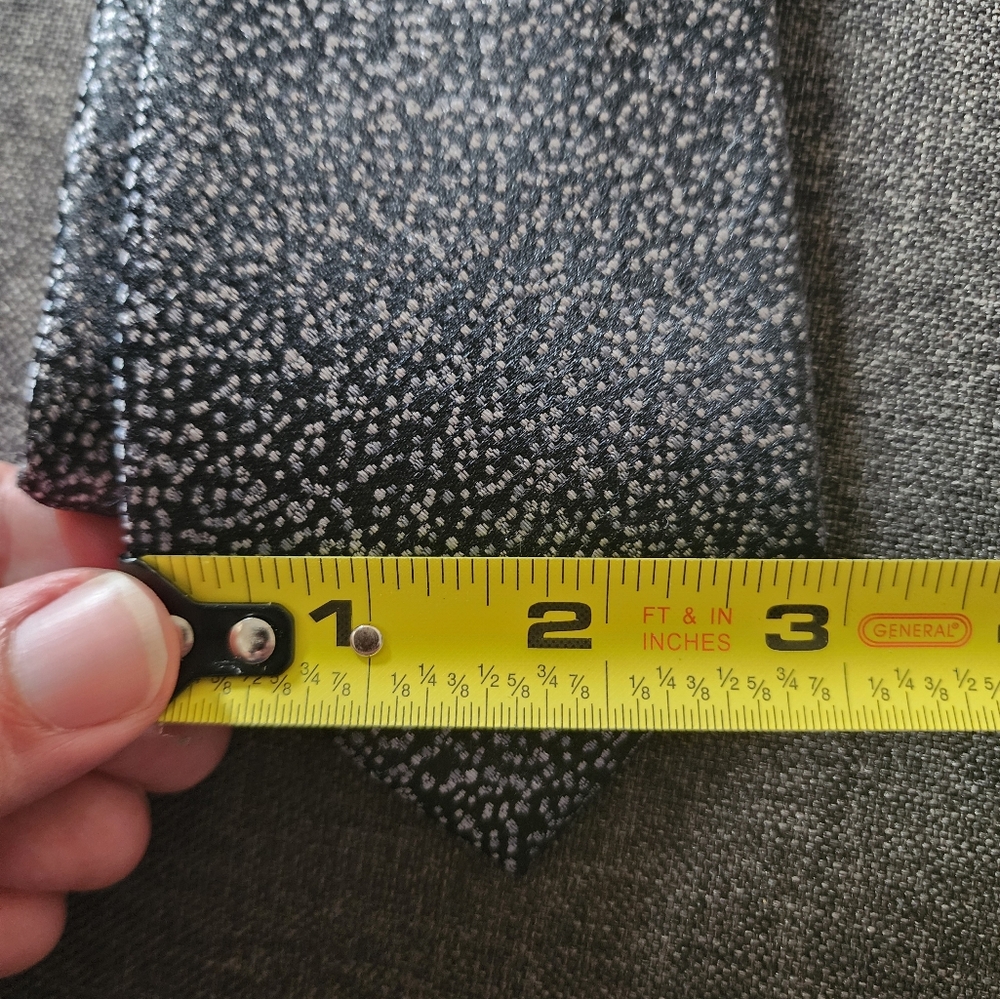 Calvin Klein Microdot Tie 3 inch in width - Picture 3 of 9